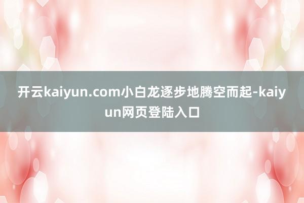开云kaiyun.com小白龙逐步地腾空而起-kaiyun网页登陆入口